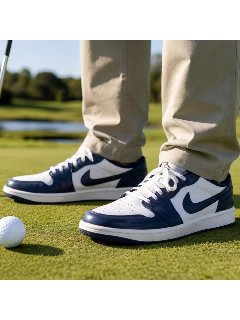Nike Air Jordan 1 Low Golf Midnight Navy White DD9315-104 Men's Sz 9.5